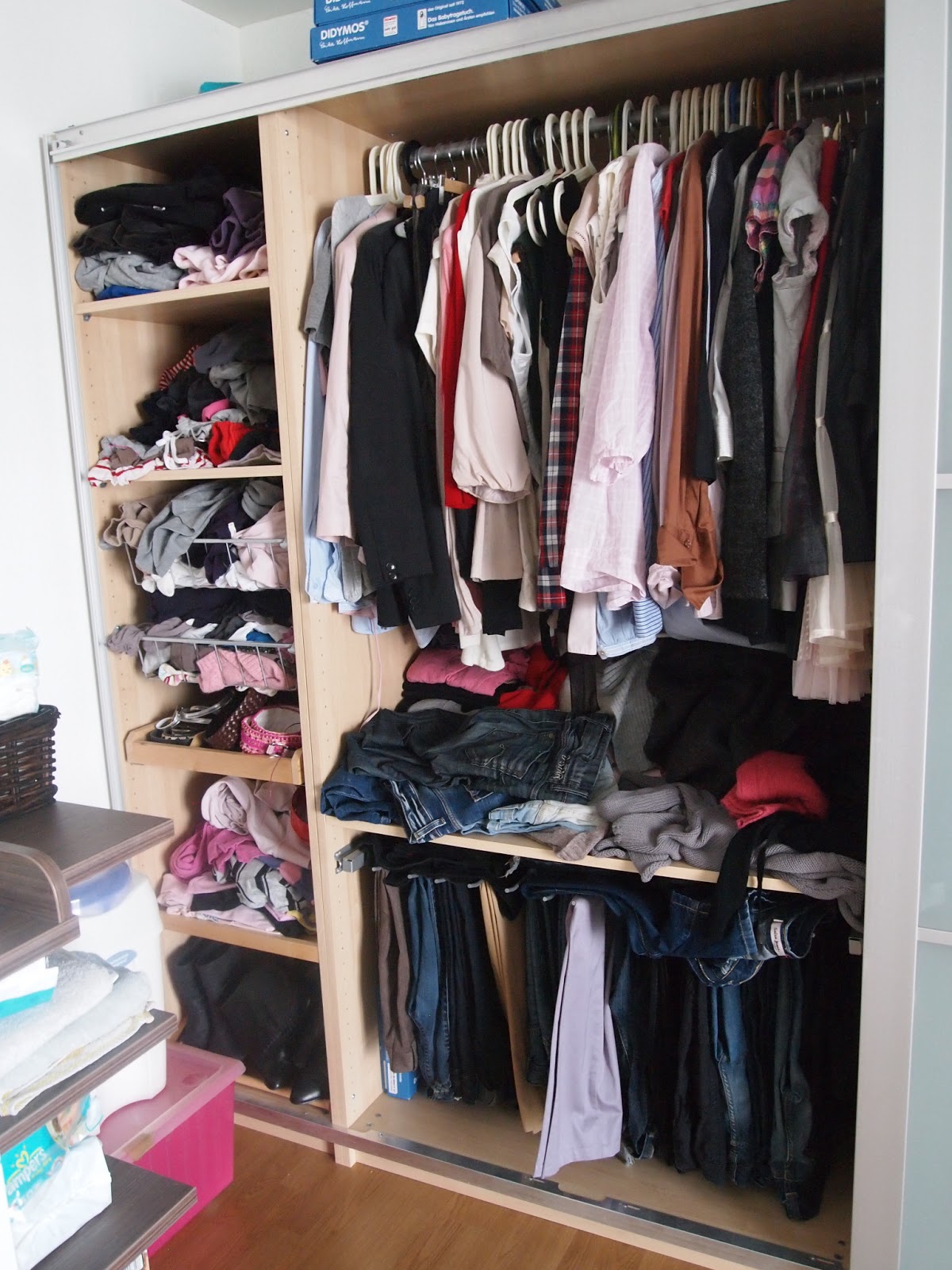 ausmisten, aussortieren, aufräumen: Kleiderschrank