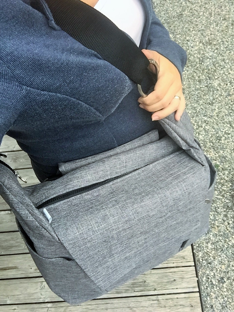 Wickeltasche und Wickelrucksack in einem - von Stokke