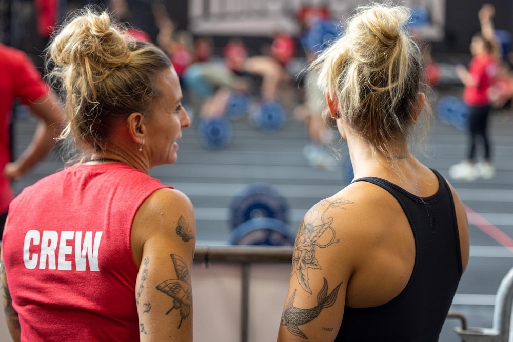 Celia Zimmermann und Sina Härtel CrossFit Schweiz