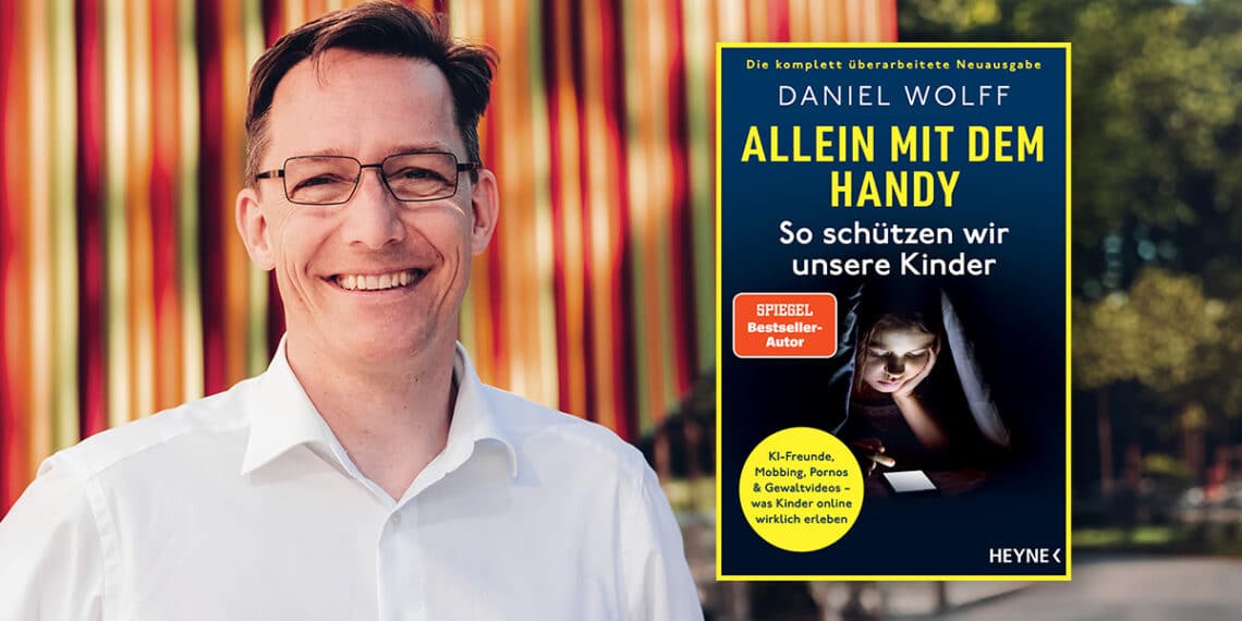 Buchcover "Daniel Wolff: Allein mit dem Handy"