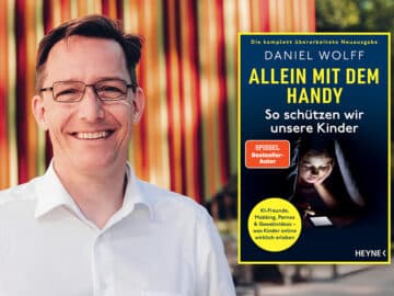 Buchcover "Daniel Wolff: Allein mit dem Handy"