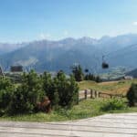 Seilbahn mit Gondeln in Serfaus-Fiss-Ladis